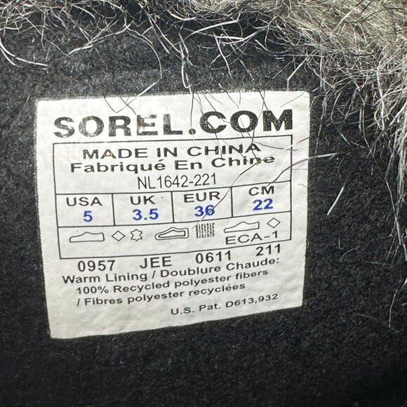 Sorel Cate The Great NL1642-221 Tusk Stone Brown Leather Tall Boots 6 - Picture 14 of 16